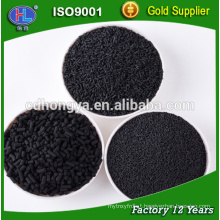 Automobile exhaust treatment with coal based activated carbon